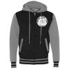 Unisex Heavyweight Varsity Full-Zip Hooded Sweatshirt Thumbnail